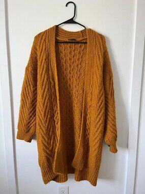 TOPSHOP Sweater Mustard Yellow US 6